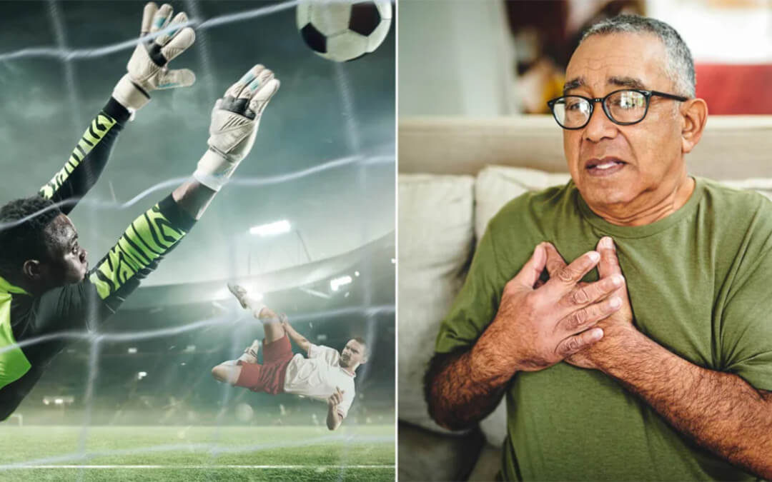Por qué ver un partido de fútbol puede duplicar el riesgo de tener un infarto