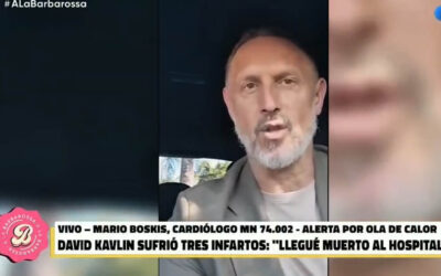 David Kavlin tuvo tres infartos y fue operado de urgencia