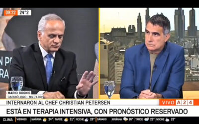 Internaron al chef Christian Petersen
