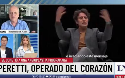 Diego Peretti fue sometido a una angioplastía programada